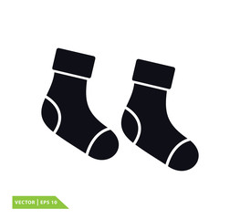 Socks icon vector design template