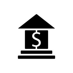 Bank icon vector sign and symbol