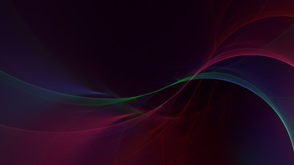 Fractal 3D rendering abstract and shiny background