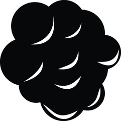 Cancer icon, vector illustration