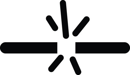 break icon, vector illustration