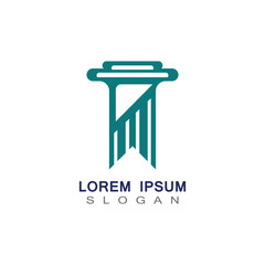 Column Logo and symbol Template vector illsutration design