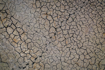 Cracked soil as a symbol of global warming. Background of dry ground.