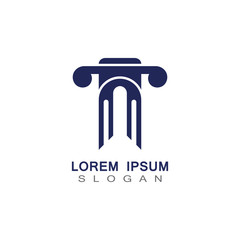 Column Logo and symbol Template vector illsutration design