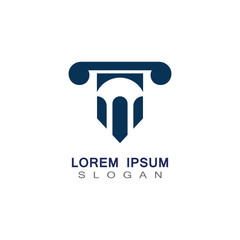 Column Logo and symbol Template vector illsutration design