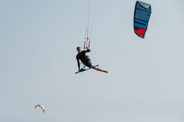 Kitesurfer In Action