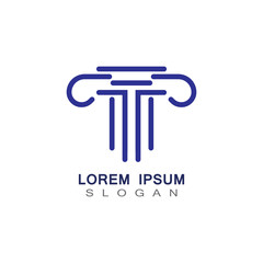 Column Logo and symbol Template vector illsutration design