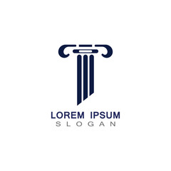 Column Logo and symbol Template vector illsutration design