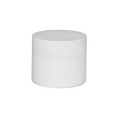 Cosmetic bottle isolated on a white background