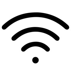 Free wifi icon. Vector wlan access, wireless wifi hotspot signal sign. Vector illustration