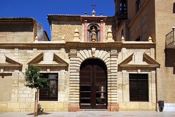 Entrance to the Los Remedios church, Antequera, Spain.