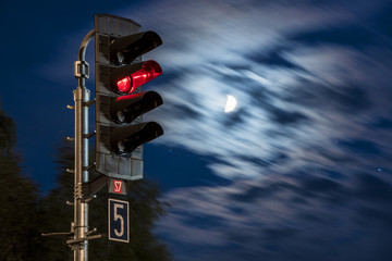 mysterious night at night station