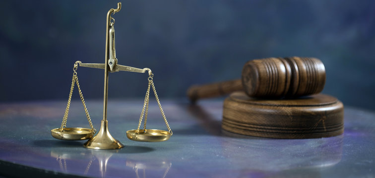 Symbol of law and justice, law and justice concept.