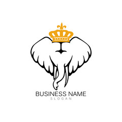 Elephant Logo Template Vector Illustration design