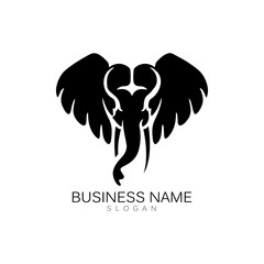 Elephant Logo Template Vector Illustration design