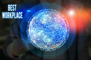 Handwriting text Best Workplace. Conceptual photo helps employees to grow individually Promotes...