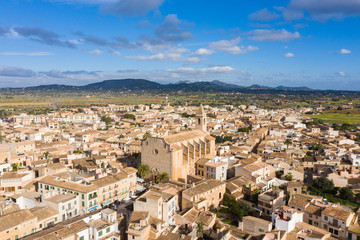 Fototapeta na wymiar Old town of Santanyi in Mallorca, Spain