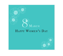 8 march banner background template card for international women's day 