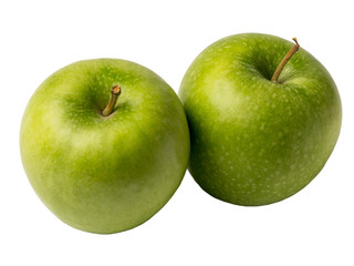 Isolated fresh apple on a white background