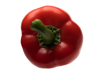 Graphic resources of an isolated object of sweet bell pepper on a white background