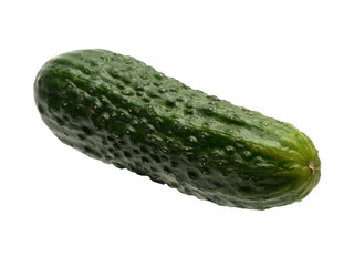 Graphic resources isolated object of cucumber on a white background
