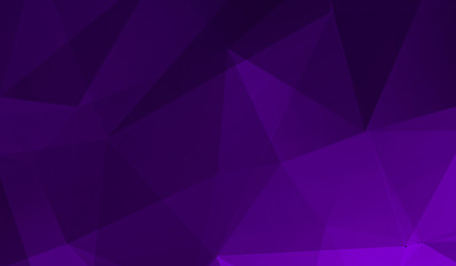 Abstract purple black gradient triangle background. 3D triangles. modern wallpaper.