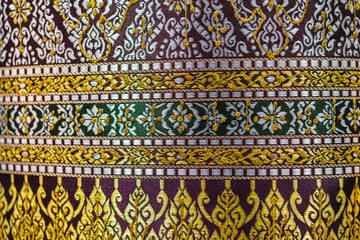 Silk fabric Thai and Asia traditional style