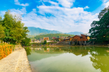 Yunshui ballad scenic spot in Zhangzhou, Fujian Province, China