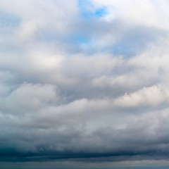 Fototapeta na wymiar Fantastic clouds against blue sky