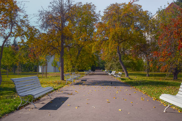 Vojanovy Sady, Park, Prague, Czech Republic, Autumn 5