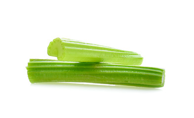 Celery isolated on white background