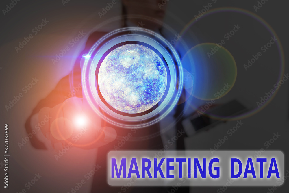 Poster handwriting text marketing data. conceptual photo information that can be used to improve product de