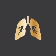 lungs icon vector illustration design