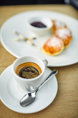 breakfast in the cafe