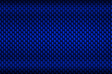 blue carbon fiber plate. dark metal background and texture. - 322041665