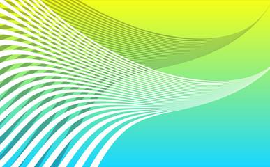 Abstract Wave. White Stripes. Curve white flow. Motion Line. Vector illustration . Curved Lines