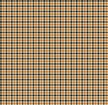 Houndstooth seamless pattern. Brown classical fabric background