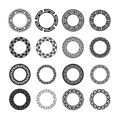 Classic Oriental Chinese Ornament Frame Vintage Border Art Decorative