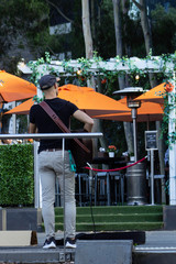 Melbourne street singer.