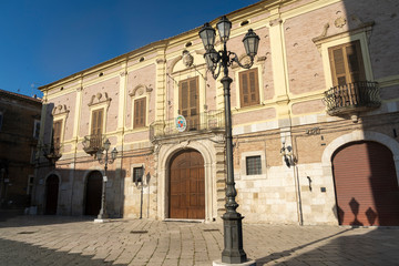 Cathedral square of Lucera, Apulia, Italy
