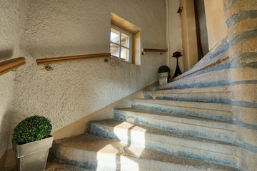 staircase in an old building