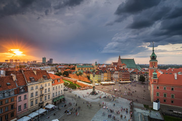 View of Warsaw Old Town