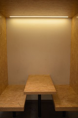 Fototapeta premium Interior of a room with table
