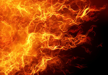 Fototapeta premium Fire abstract background