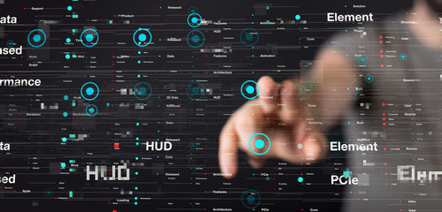 Touch screen technology. Future modern touch screen technology