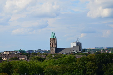 Fototapeta na wymiar A panoramic view of Kassel