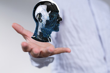 Mind, brain power and energy concept.