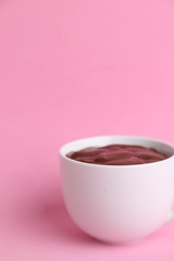 white cup of delicious chocolate