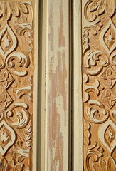 old wooden door detail on background