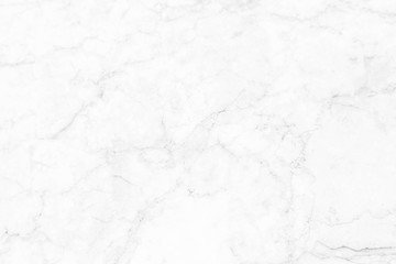 White marble texture with natural pattern for background or design art work